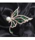 XSB156 - Green Butterfly Saree Brooch